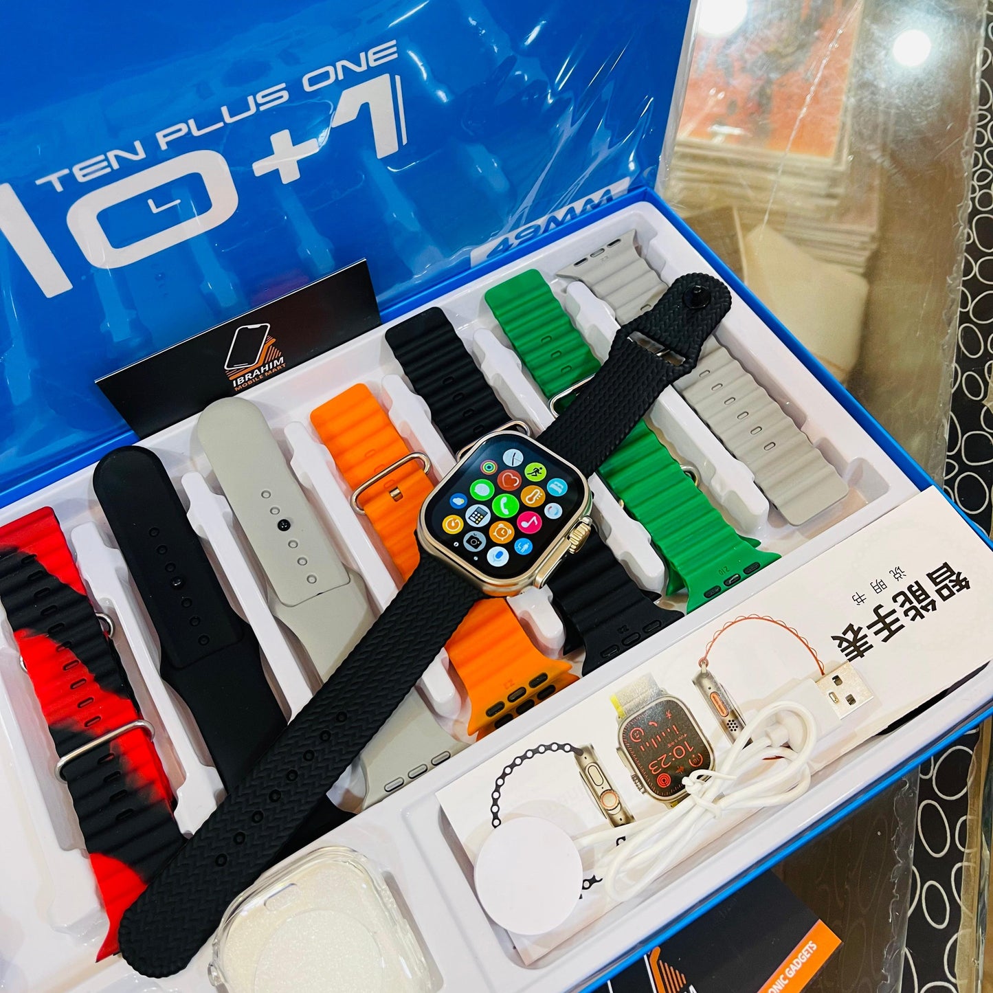 TK90 10 in 1 Smart Watch