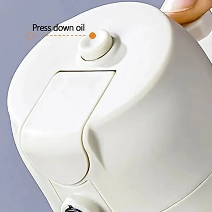 2 in 1 Oil Sprayer Glass Bottle