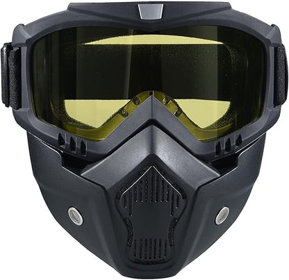 2 in 1 Motorcycle Helmet Goggles