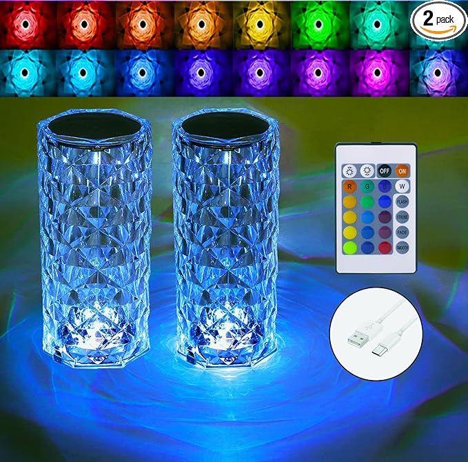 Diamond Crystal Lamp