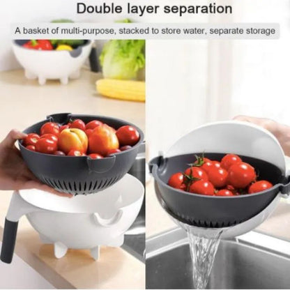 Multifunction Vegetable Cutter With Drain