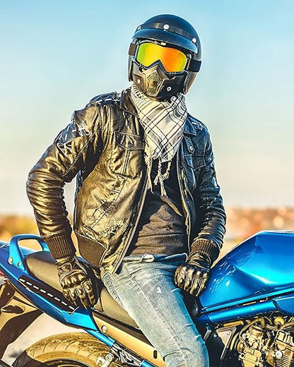 2 in 1 Motorcycle Helmet Goggles