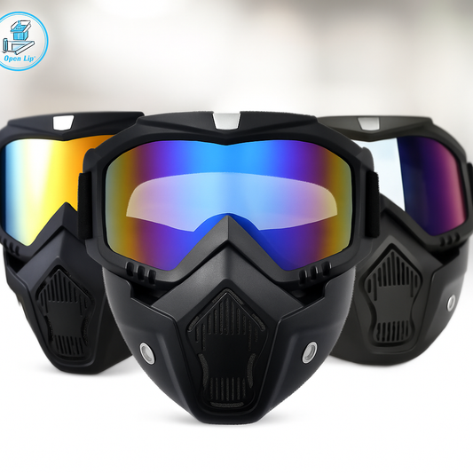 2 in 1 Motorcycle Helmet Goggles