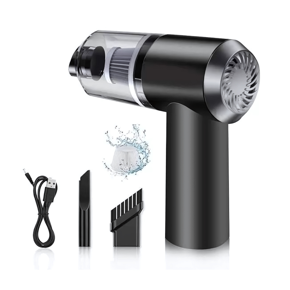 2 in 1 Portable Car Vacuum Cleaner