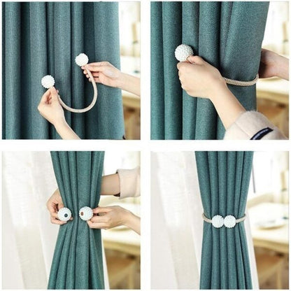 Magnetic Tieback Curtains Holder