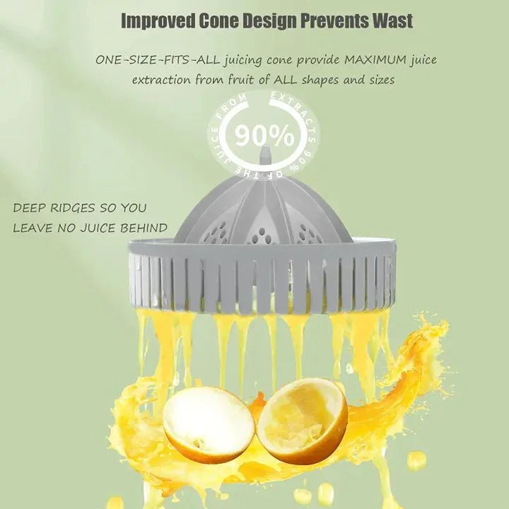 Orange Portable Electric Juicer