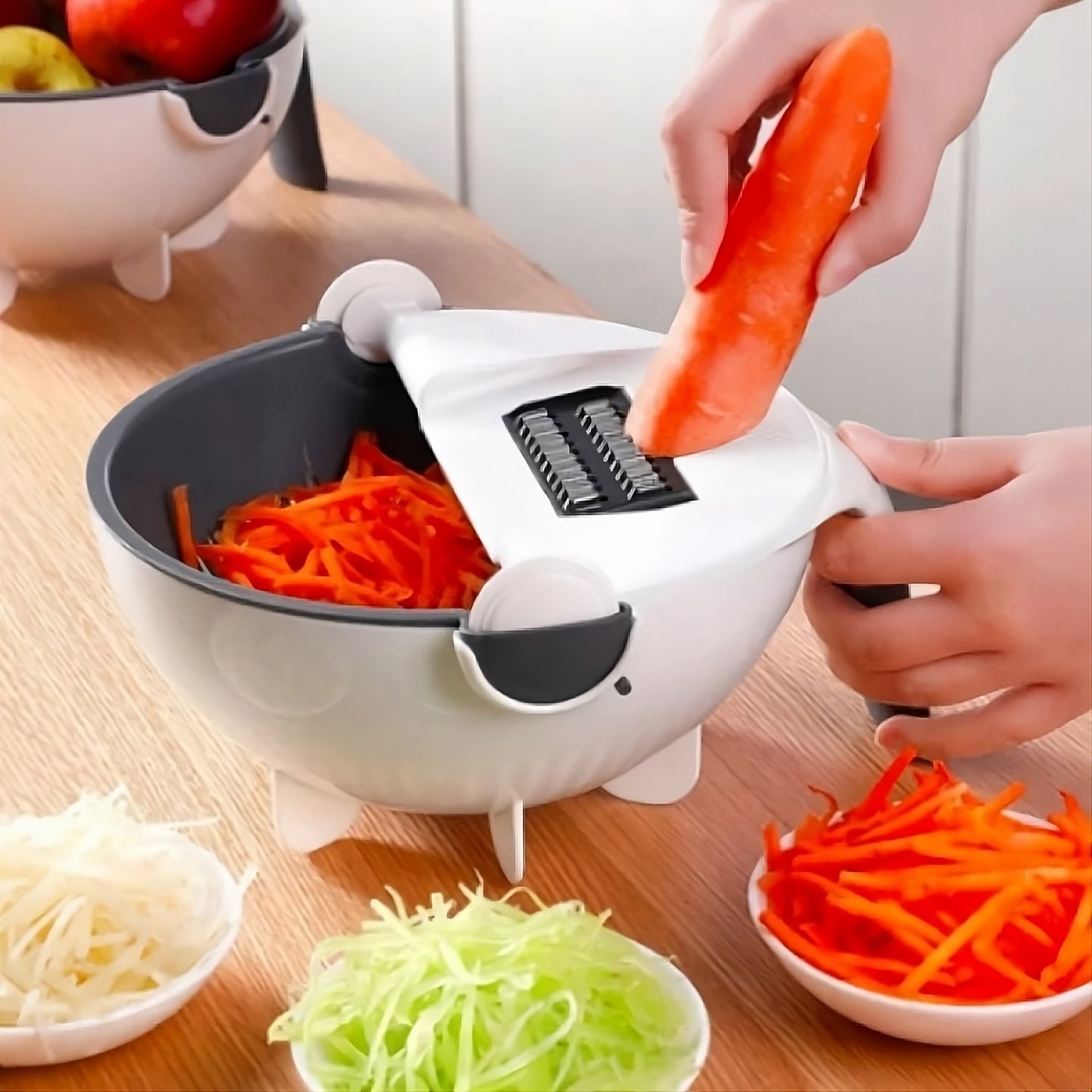Multifunction Vegetable Cutter With Drain